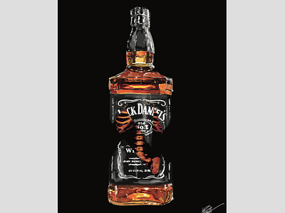 jack daniels illustration