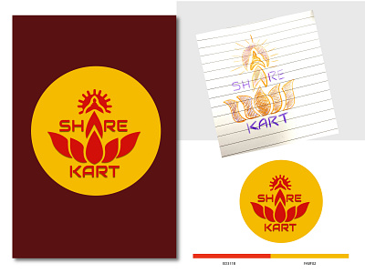 logo sharekart app app design branding design icon illustration ios logodesign logos minimal photoshop uiux vector visual design visual identity
