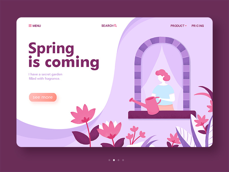 Spring is coming by TPT on Dribbble