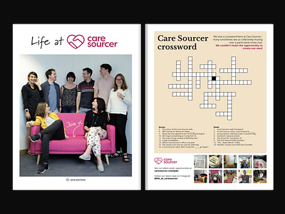 Life at Care Sourcer newspaper