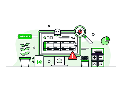 How to detect Ad Fraud in Excel design editorial icon iconography illustration minimal note texture topic writing