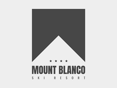 Mount Blanco - Ski Resort branding creative dailylogochallenge graphicgang logo logoart logodesigner logolove logonew logoroom logoshift logotype