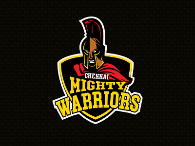 Cricket Logo 300bc armour army chennai commander cricket fight illustration king logo mighty shield soldier soldiers sword typo typography warrior
