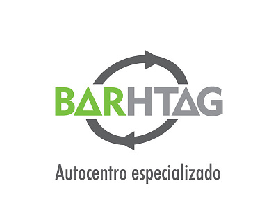 Barhtag brand car workshop cars identity logo workshop