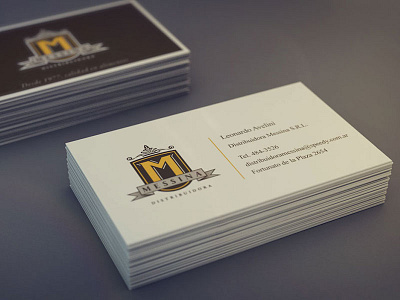 Messina business cards 3d business cards logo render