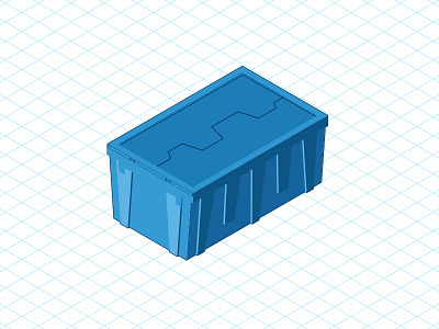 Isometric Crate box crate illustration isometric perspective vector