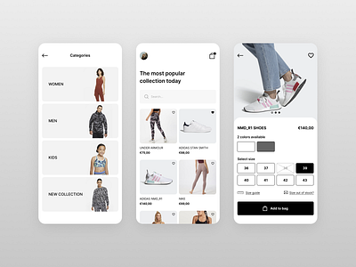 Sportswear clothes design flat online online shop online shopping online store shoes sport sportswear ui ux uxuidesign