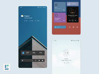 Elega - Minimal widgets and wallpapers