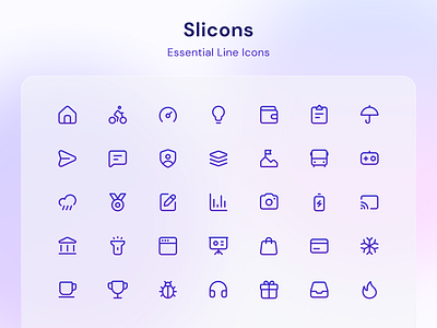 Slicons Line Icons