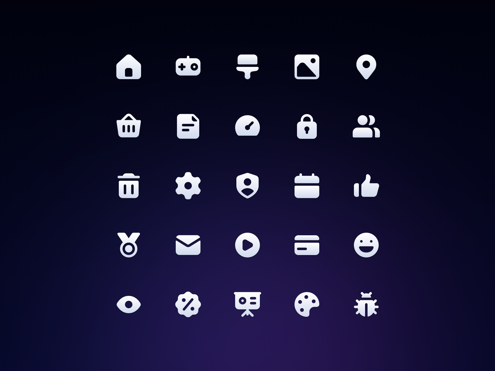 Slicons Essential Solid Icons by Kushal Jain on Dribbble