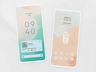 Elega - Modern & Minimal Widgets android homescreen minimal personalisation wallpaper widgets