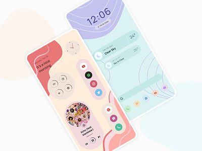 Elega Widgets android homescreen organic personalisation wallpaper widgets