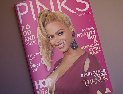 Pinks Magazine Edition design cover creaive graphicdesgn graphics magazine design marketing marketing campaign socialmedia vector