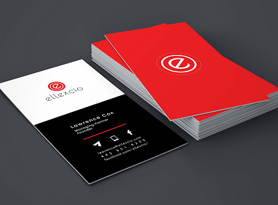 Business Card design for Ellexcio! MD USA branding branding design creaive graphicdesgn graphics illustration magazine design marketing marketing campaign socialmedia typography vector