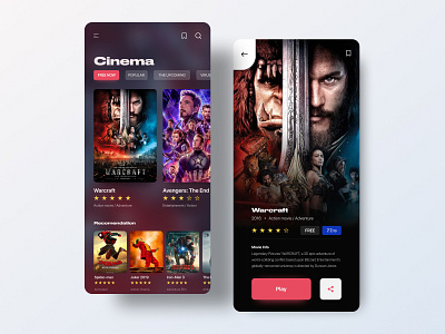 Cinema Online App 2020 trend app app design application cinema design ios ios app ios app design mobile app mobile ui online ui ui design uidesign uiux ux