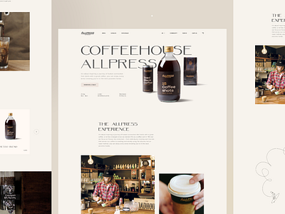 Coffee House | Web Site | Part 2 2020 trend bar clean coffee coffeeshop design desktop house illustration juice bar minimal restaurant typeface typography ui uidesign ux web webdesign website
