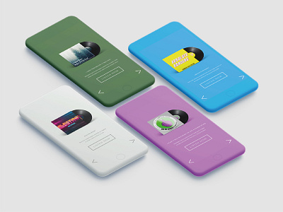 Creative Mixtapes design graphic design mixtapes mock up phone ui uiux ux