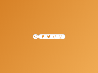 010 Social Share shadow orange brands shared share icons share button share vector icon dailyui daily 100 challenge daily 100 ux mockup app ui design