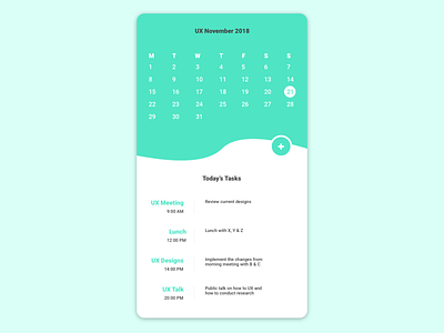 038 Calendar app calendar calendar app daily 100 daily 100 challenge dailyui design flat green minimal mockup phone ui ux