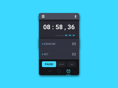 041 Fitness Tracker app daily 100 daily 100 challenge dailyui design flat icon minimal mockup phone ui ux vector website
