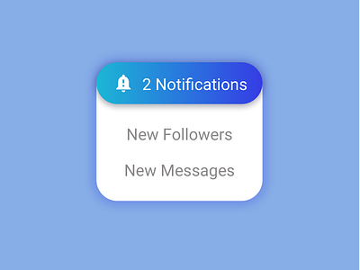 049 Notifications app daily 100 daily 100 challenge dailyui design flat icon minimal mockup ui ux vector