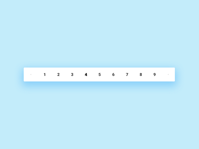 085 Pagination app blue bold box daily 100 daily 100 challenge dailyui design icon minimal mockup numbers pages pagination phone roboto ui ux vector web