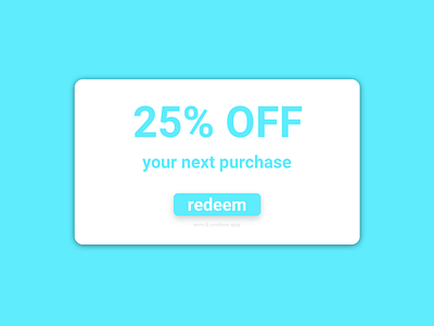 061 Redeem Coupon app box branding coupon coupon code daily 100 daily 100 challenge dailyui design icon minimal mockup redeem coupon typography ui ux vector website