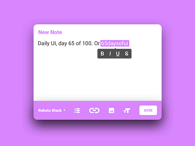 065 Note Widget