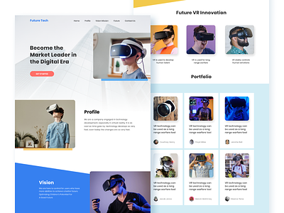 Future Tech Website Design