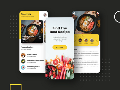 Tasty - Recipe Book App culinary dribbbble food mobile mobile app product design recipe taste uiux