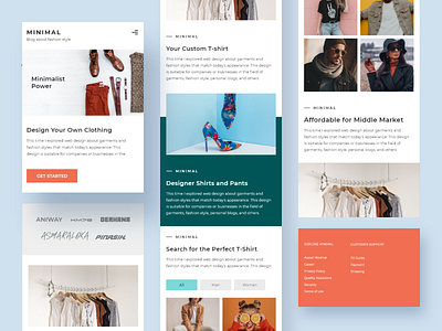 Minimal - Fashion Responsive Mobile