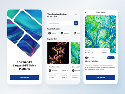 Verse Time - NFT Marketplace Design App art dribbbble marketplace metaverse mobile nft product design ui uidesigner uiux ux