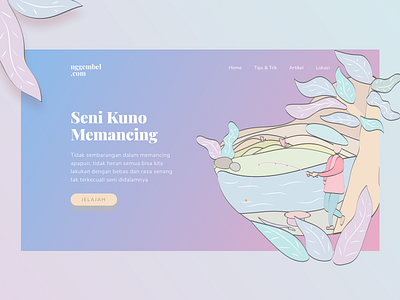 Nggembel.com - Landing Page Design Web