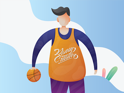 Basketball Player Illustration