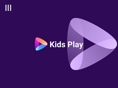 Colorful play icon logo.