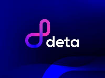Deta for Meta. app blue brand design branding brandmark d logo graphic design letter letter d logo logo design logodesign logomark logos logotype mark minimal popular vector web