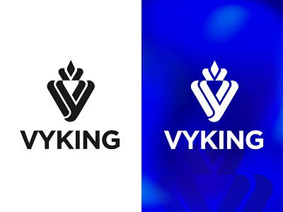 VYKING. app brand brand design brand identity branding clean concept design flat graphic design icon letter letter v logo logo design logodesign logotype minimal simple typography