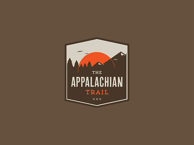 The Appalachian Trail appalachian trail branding illustration logo