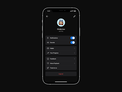 User Settings app ios productdesign settings ui ux