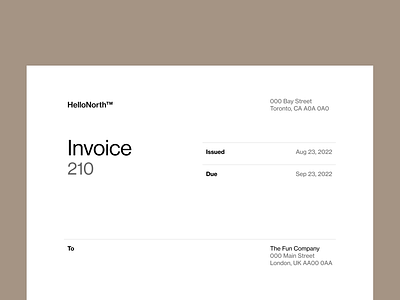 Invoice invoice minimal modern ui webdesign