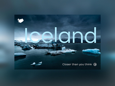 Iceland branding concept design designs figma illustration interface landing page mobile design ui ui design uidesign ux web website