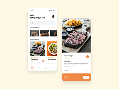 Food Mobile App Design app apps branding delivery design food food delivery food order mobile mobile apps order restaurant ui uifood uiux ux