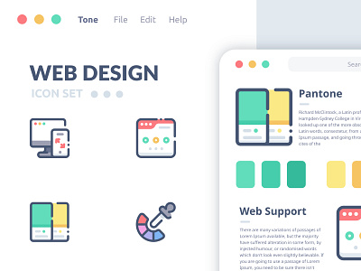 WEB DESIGN ICON SET