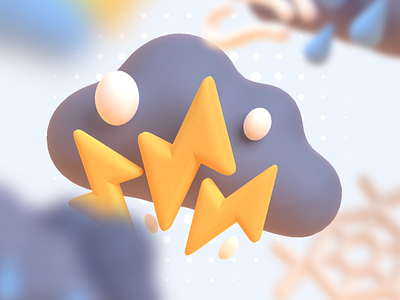 Weather 3D Illustration 3d