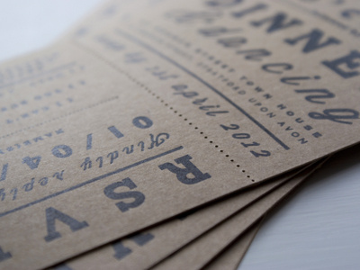 Ticket Wedding Invites graphic design letterpress perforated stationery typography vintage wedding invites