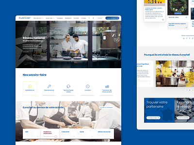 Professional kitchen Webdesign identity minimal web web design website