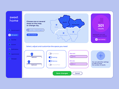 #dailyui #007 Settings 007 dailyui desktop filter settings