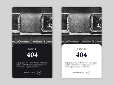 #dailyui #008 404 008 black and white dailyui mobile