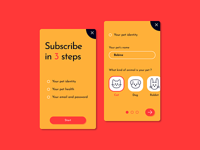 #dailyui #026 Subscribe