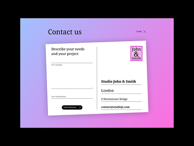 #dailyui #028 Contact 028 contact dailyui website